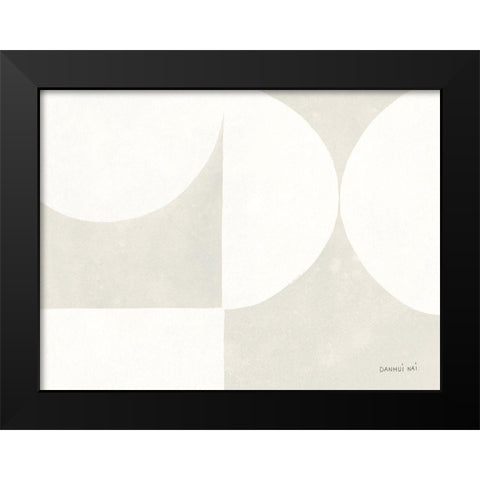 Strand VI Black Modern Wood Framed Art Print by Nai, Danhui