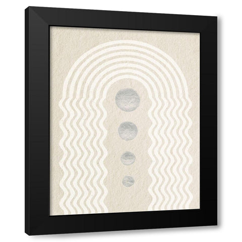 Good Vibrations I Neutral Black Modern Wood Framed Art Print by Hershey, Moira