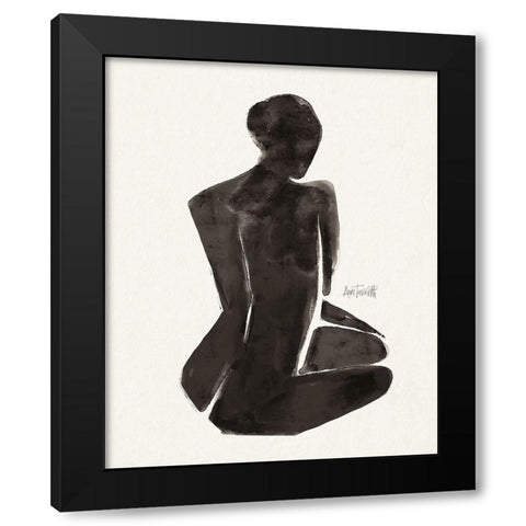 Neutral Nudes I Black Modern Wood Framed Art Print with Double Matting by Tavoletti, Anne