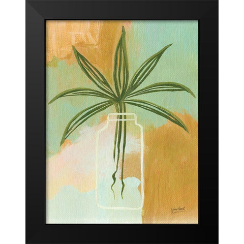 Abstract Delight II Black Modern Wood Framed Art Print by Mack, Lynn