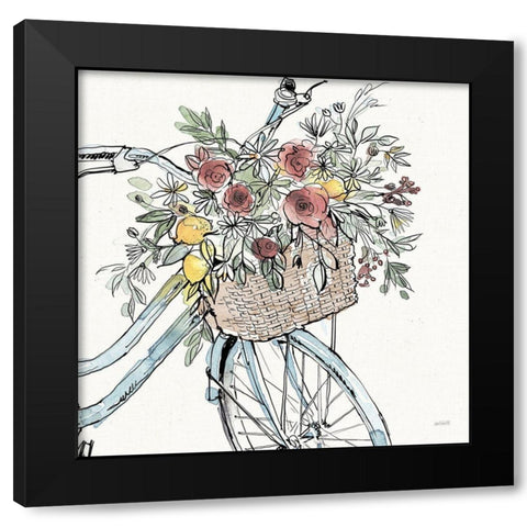 Farmhouse Flea Market Bike I Black Modern Wood Framed Art Print by Tavoletti, Anne