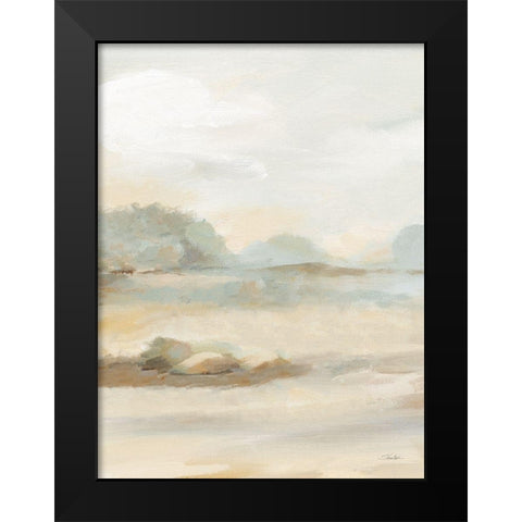 The Old Farm Landscape III Black Modern Wood Framed Art Print by Vassileva, Silvia