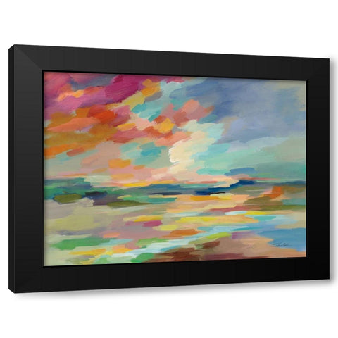 Glorious Summer Black Modern Wood Framed Art Print by Vassileva, Silvia