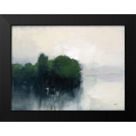 Murmuring Shore Black Modern Wood Framed Art Print by Purinton, Julia