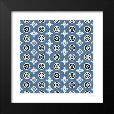 Artisan Tile II Black Modern Wood Framed Art Print by Green, Nancy