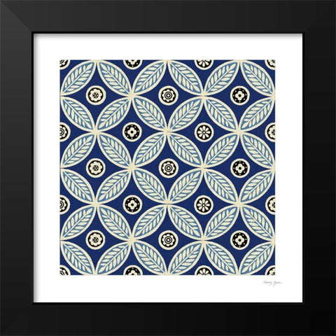 Artisan Tile IV Black Modern Wood Framed Art Print by Green, Nancy