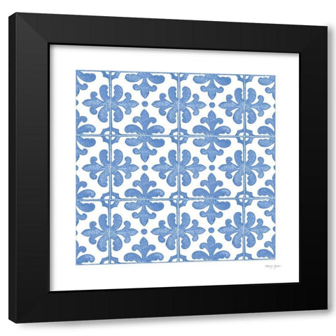 Artisan Tile XI Black Modern Wood Framed Art Print by Green, Nancy