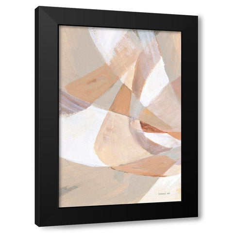 In Pieces I Black Modern Wood Framed Art Print by Nai, Danhui