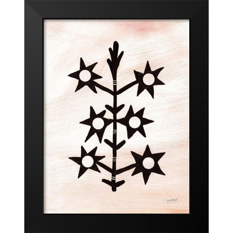 Star Grass Black Modern Wood Framed Art Print by Mack, Lynn