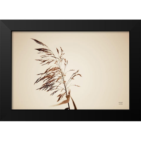 Summer Reeds III Black Modern Wood Framed Art Print by Larson, Nathan