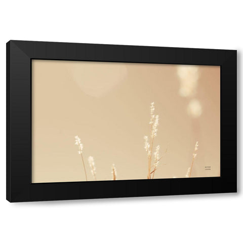 Lakeside Grasses I Black Modern Wood Framed Art Print by Larson, Nathan