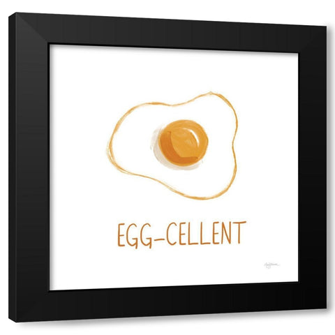 Bacon and Eggs II Black Modern Wood Framed Art Print with Double Matting by Urban, Mary