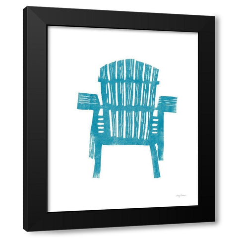 Summer Chair III Black Modern Wood Framed Art Print by Tillmon, Avery