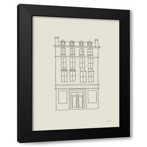 Buildings of London II Black Modern Wood Framed Art Print with Double Matting by Tillmon, Avery