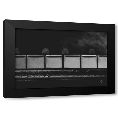 Piano Lounge II Black Modern Wood Framed Art Print by Larson, Nathan