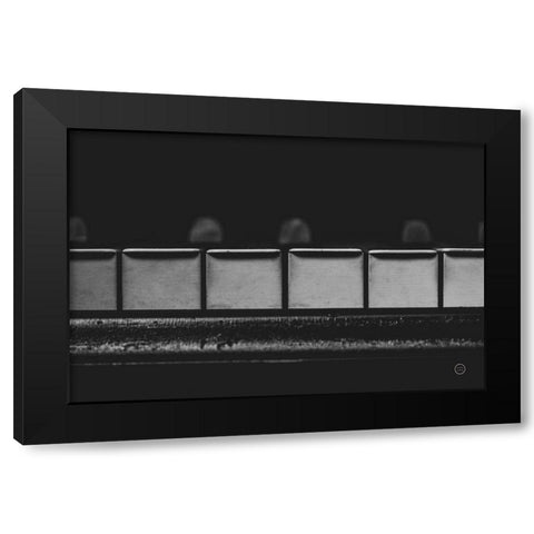 Piano Lounge V Black Modern Wood Framed Art Print with Double Matting by Larson, Nathan