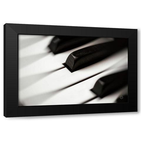 Piano Lounge VI Black Modern Wood Framed Art Print with Double Matting by Larson, Nathan