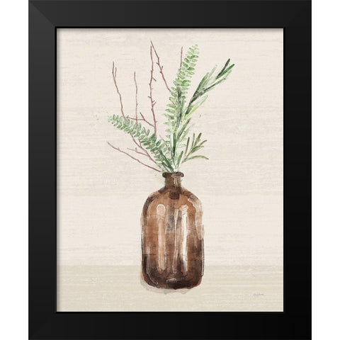 Seasonal Market Still Life I Black Modern Wood Framed Art Print by Urban, Mary