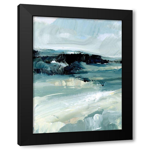 Windswept Landscape II Black Modern Wood Framed Art Print by Pete, Katrina
