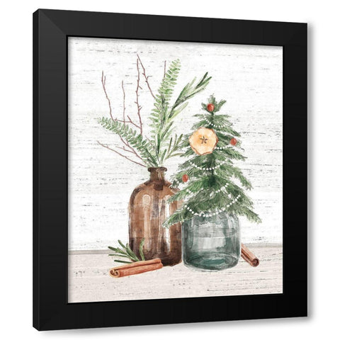 Seasonal Market III No Orange Black Modern Wood Framed Art Print by Urban, Mary