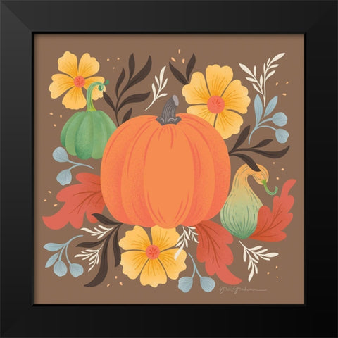 Autumn Fresh II Black Modern Wood Framed Art Print by Graham, Gia