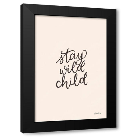 Celestial Boho II Wild Black Modern Wood Framed Art Print with Double Matting by Thorns, Becky