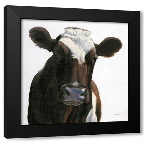 Bessie Black Modern Wood Framed Art Print by Wiens, James