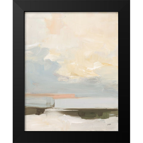 Where Land Meets Sky Warm Black Modern Wood Framed Art Print by Purinton, Julia