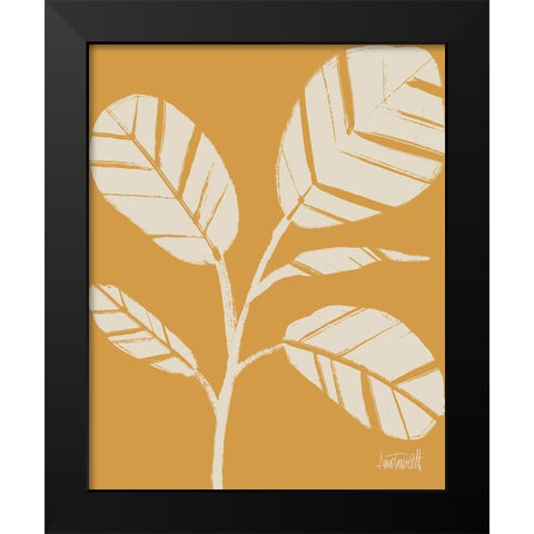 Retro Botanical Sketches IV Crop Black Modern Wood Framed Art Print by Tavoletti, Anne