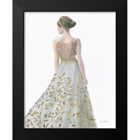 Beautiful Lady II Dress Black Modern Wood Framed Art Print by Wiens, James