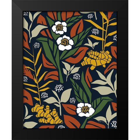 Ginger and White Tea Black Modern Wood Framed Art Print by Gallagher, Megan