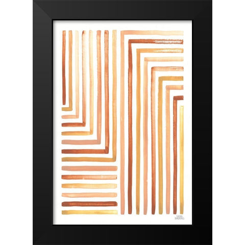 Desert Sunset III SP Black Modern Wood Framed Art Print by Marshall, Laura