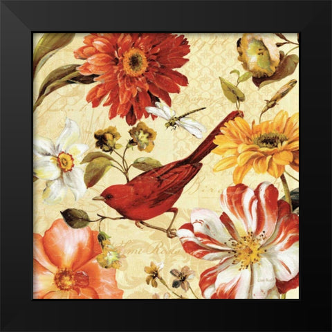 Rainbow Garden Spice III Black Modern Wood Framed Art Print by Audit, Lisa