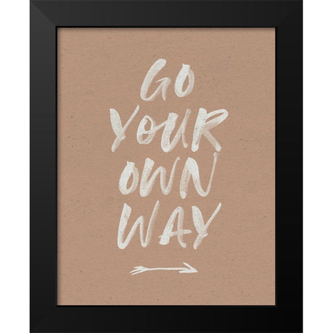 Boho Spirit II Black Modern Wood Framed Art Print by Wild Apple Portfolio