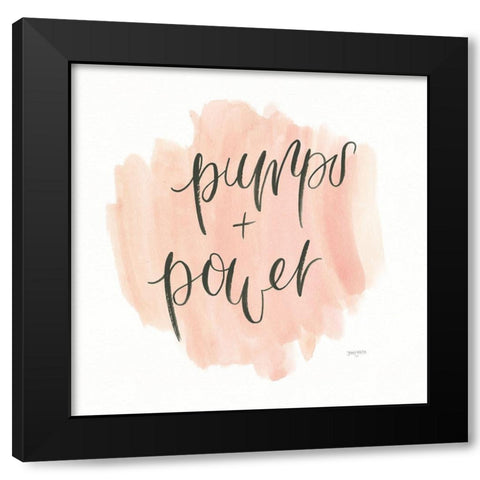 Girl Boss I Black Modern Wood Framed Art Print with Double Matting by Jackson, Jenaya