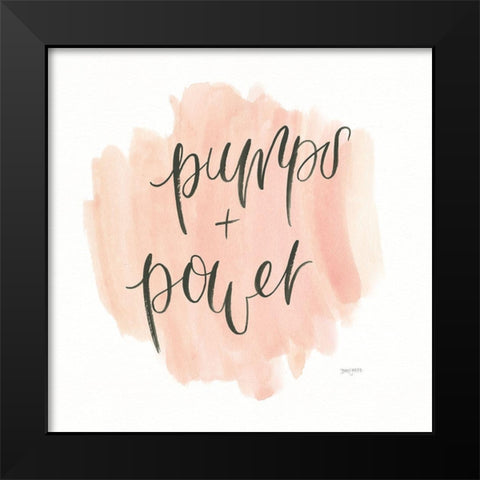 Girl Boss I Black Modern Wood Framed Art Print by Jackson, Jenaya