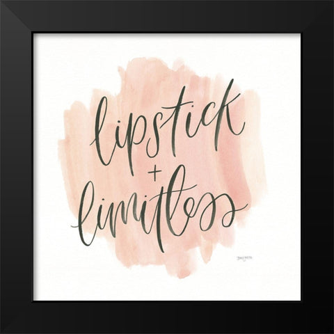 Girl Boss II Black Modern Wood Framed Art Print by Jackson, Jenaya