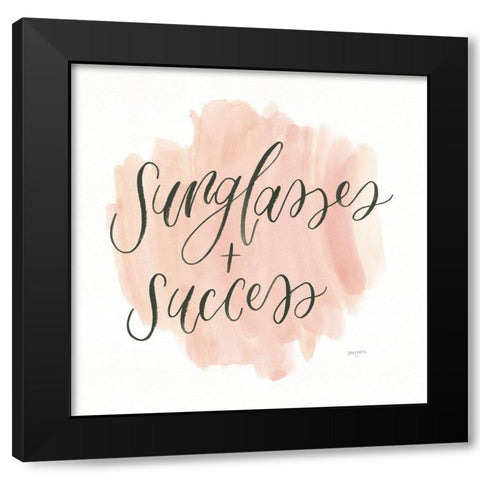 Girl Boss IV Black Modern Wood Framed Art Print with Double Matting by Jackson, Jenaya