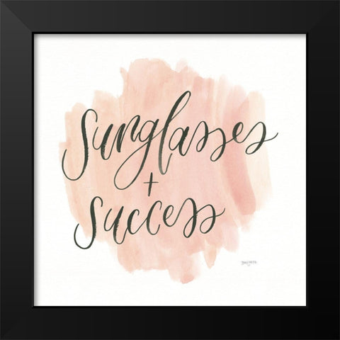 Girl Boss IV Black Modern Wood Framed Art Print by Jackson, Jenaya