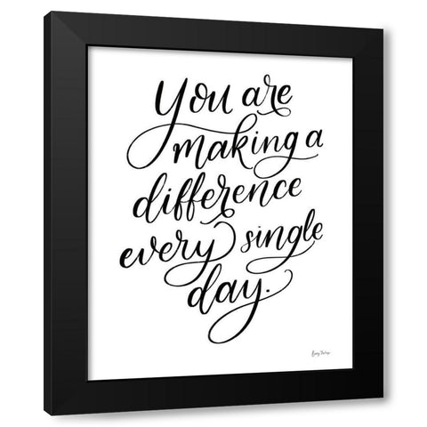 Teachers III No Hearts Crop Black Modern Wood Framed Art Print with Double Matting by Thorns, Becky