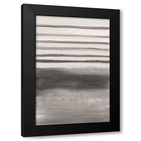 Study in Gray II Black Modern Wood Framed Art Print with Double Matting by Nai, Danhui