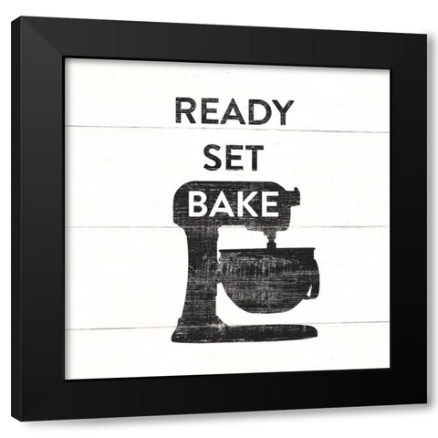 Bake II Farmhouse Black Modern Wood Framed Art Print by Wild Apple Portfolio