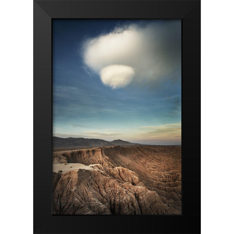 Borrego Clouds Black Modern Wood Framed Art Print by Majchrowicz, Alan