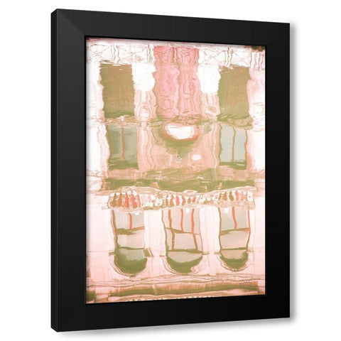 Reflected Venice Black Modern Wood Framed Art Print with Double Matting by Aledanda