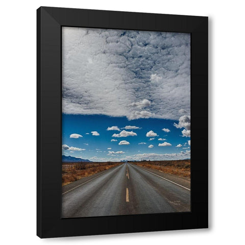 Tres Hermanas Clouds Color Black Modern Wood Framed Art Print by Larson, Nathan