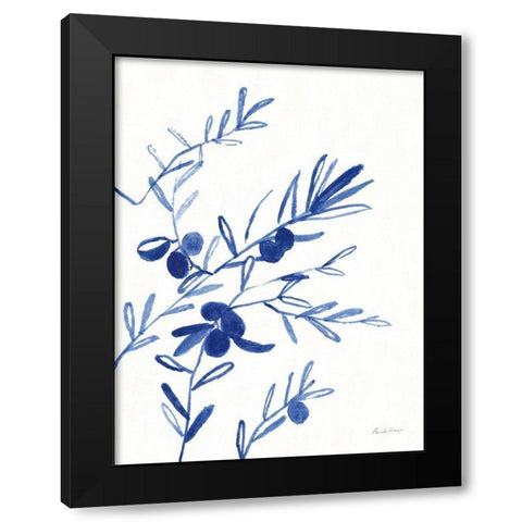 Greek Island Dreaming I Black Modern Wood Framed Art Print with Double Matting by Munger, Pamela