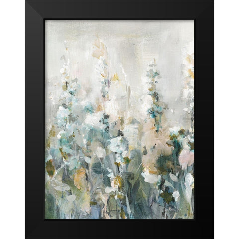 Rustic Garden Neutral II Black Modern Wood Framed Art Print by Nai, Danhui