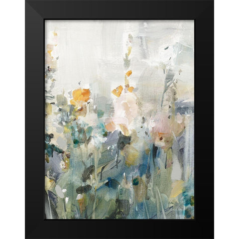 Rustic Garden Neutral III Black Modern Wood Framed Art Print by Nai, Danhui