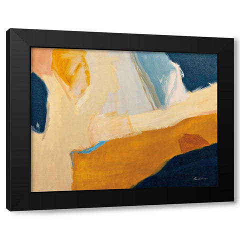 Golden Gate Marigold Black Modern Wood Framed Art Print with Double Matting by Munger, Pamela