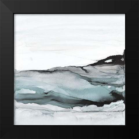 Light Aquascape I Black Modern Wood Framed Art Print by Paschke, Chris